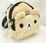 Adjustable Leash Pet Puppy Self Backpack Cartoon Portable Harness Teddy Dog Outdoor Travel Carrier Snack Bag