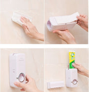 Automatic Toothpaste Squeeze Set Toothbrush Holder