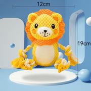 Stuffed Squeaky Dog Toys Plush Toys Assortment Value Bundle Puppy Pet Squeak Toy For Medium Large Dogs