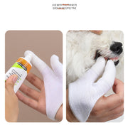 Pet Finger Toothbrush Dog Finger Cover Cleaning Teeth Dog Toothbrush Cat Mouth Cleansing Cat Toothbrush Pet Supplies
