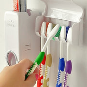 Automatic Toothpaste Squeeze Set Toothbrush Holder
